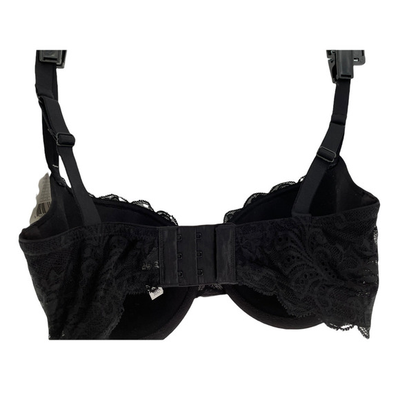 NWT LE MYSTERE BLACK LACE SOPHIA T-SHIRT BRA 30 G - Picture 6 of 10
